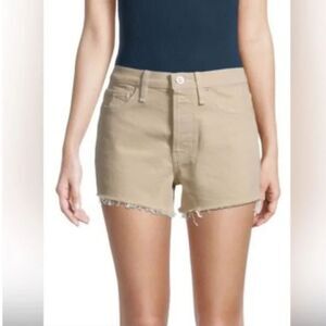 Hudson Jeans Cara Cutoff Beige Jean Shorts Size 29